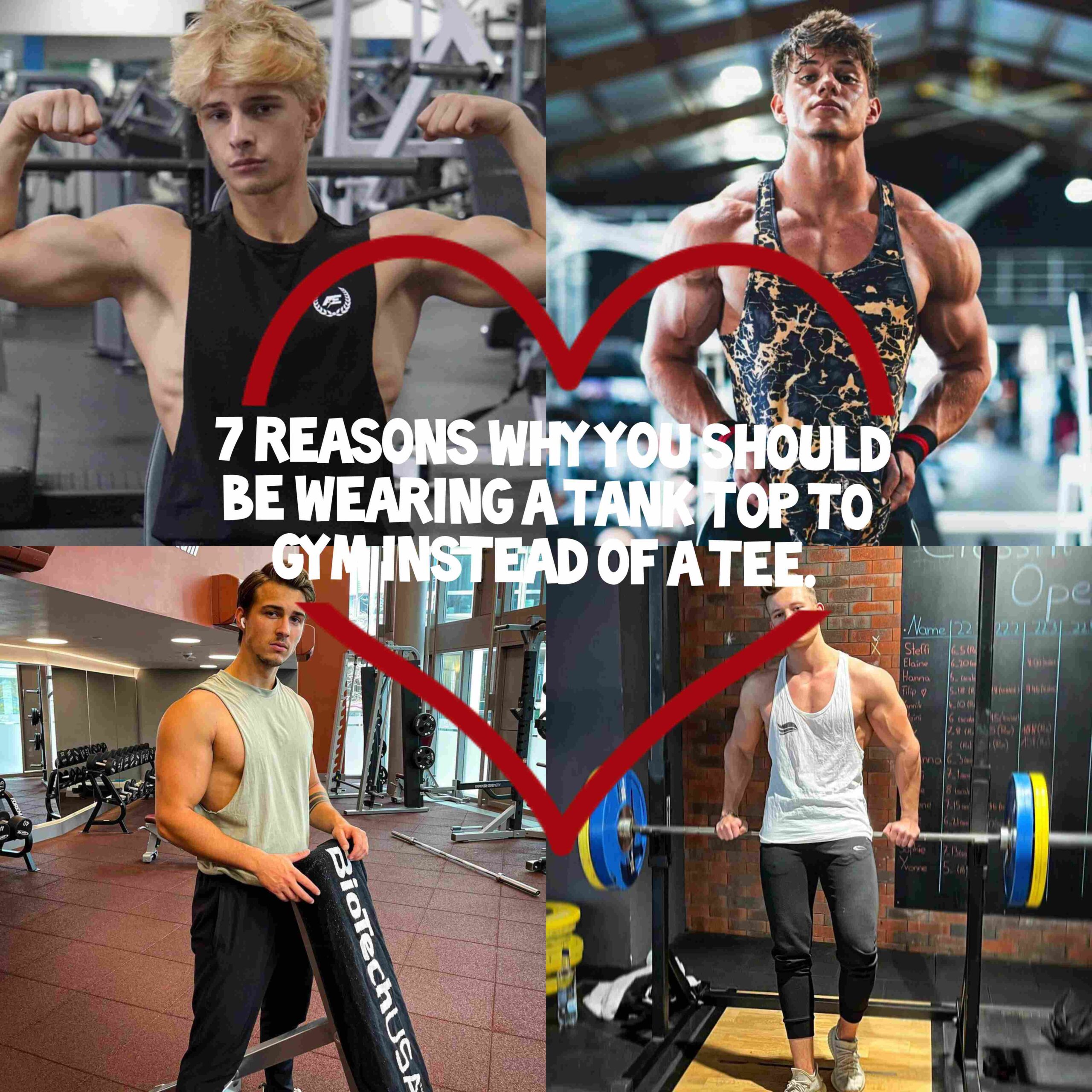 7reasons why you should wear a tank top to the gym