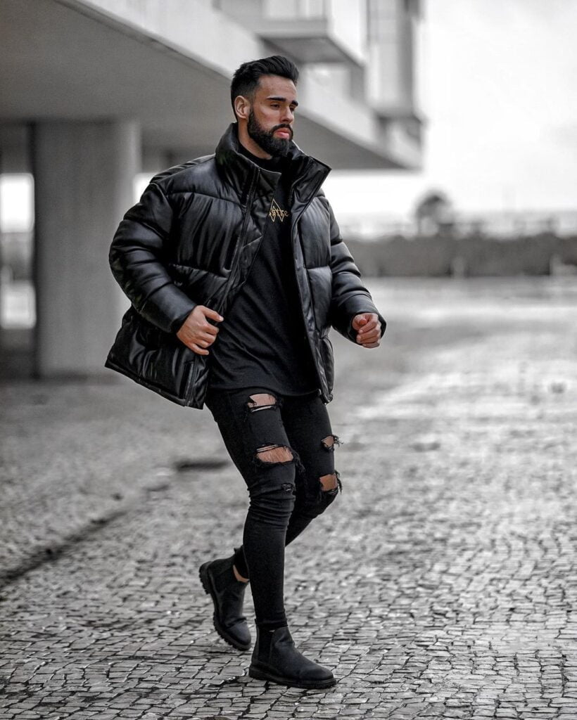 Knee-ripped outfit ideas for guys