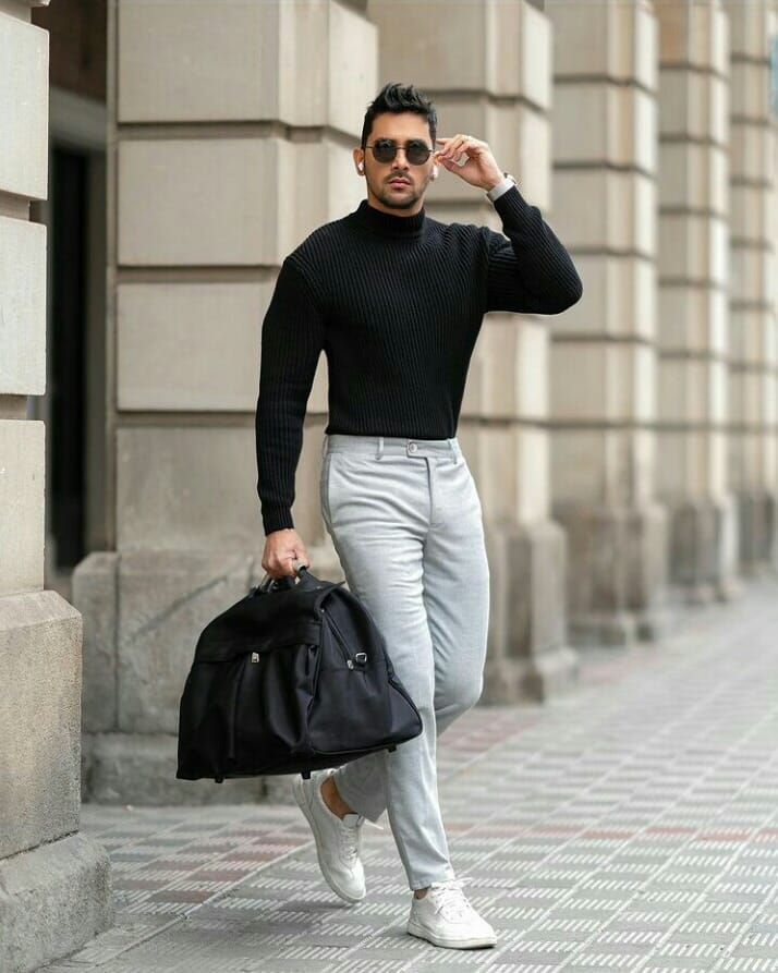 How to style a turtleneck men's