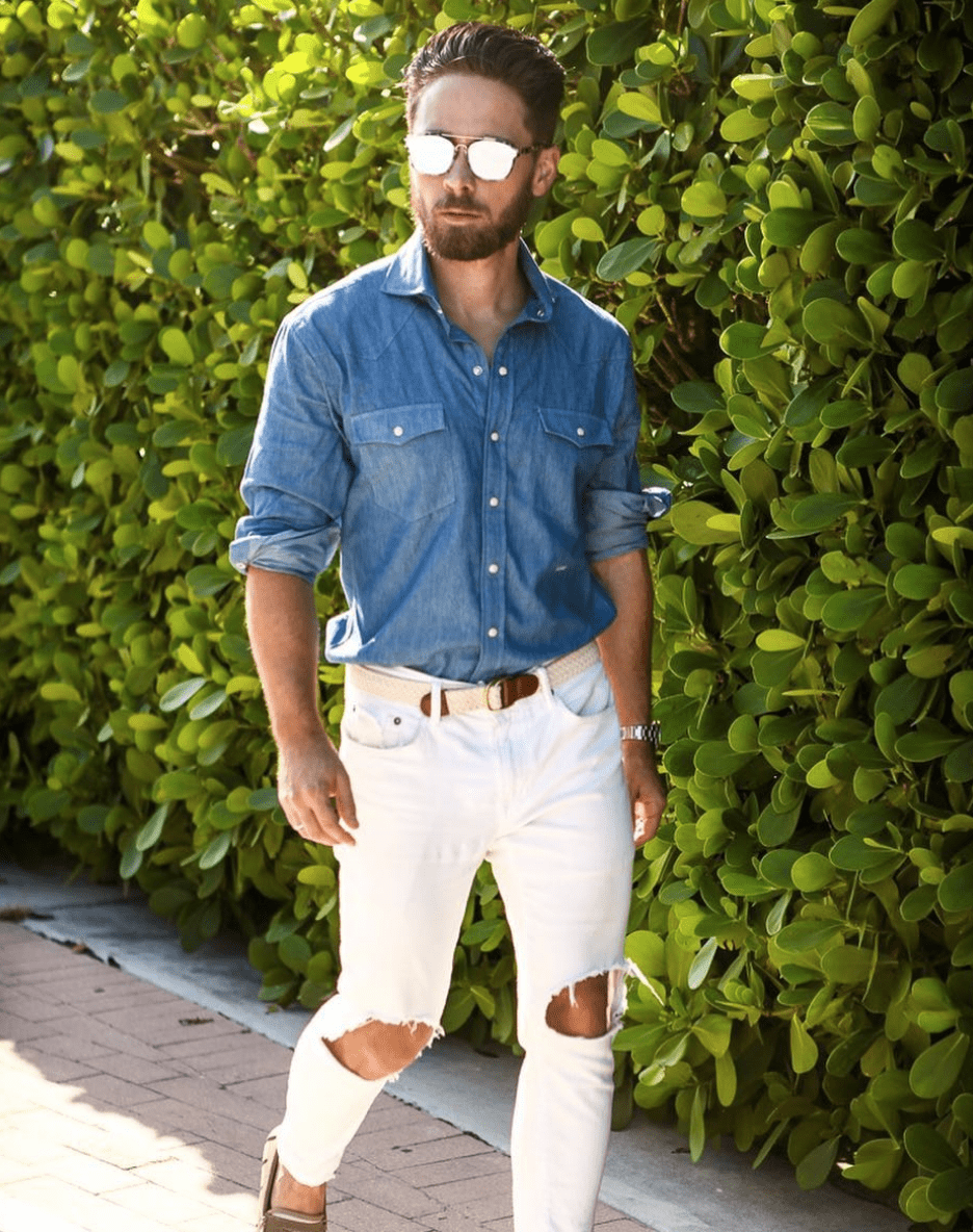 40 stylish ways to wear white jeans for men. - vogueymen.com