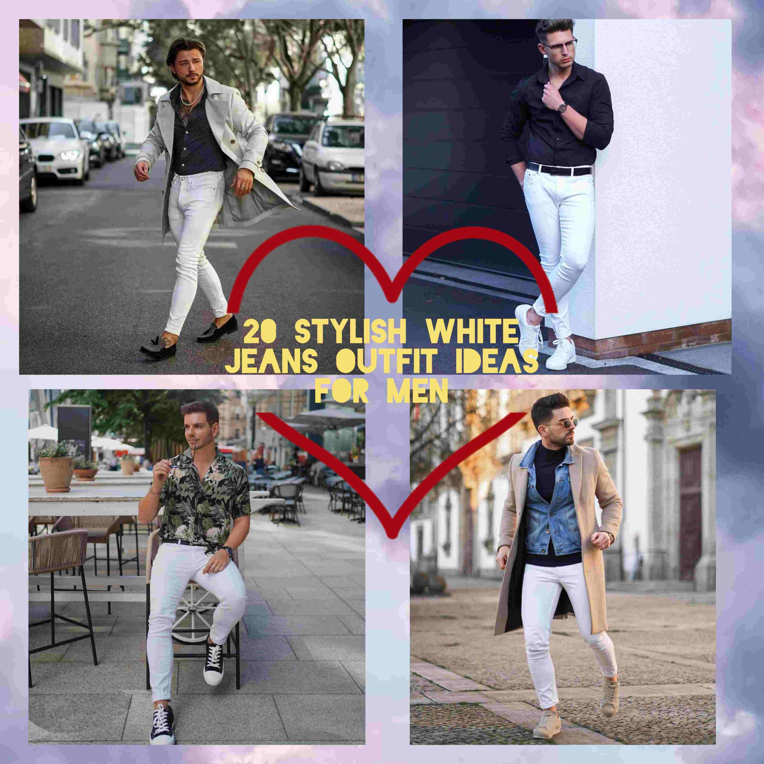 20 White jeans outfit ideas for men