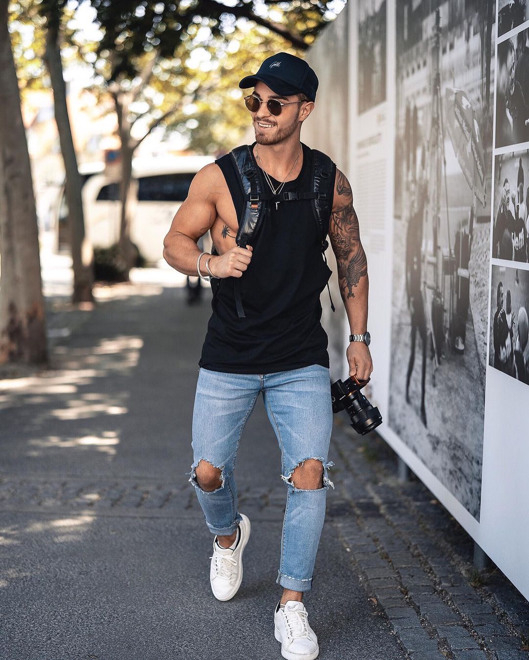 20 effortless tank tops with jeans outfit ideas for men - vogueymen.com