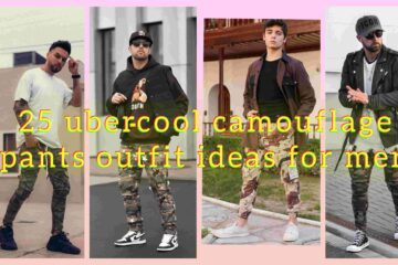 Camouflage pants outfit ideas for men