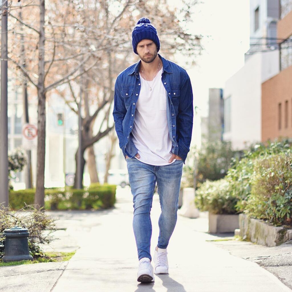 Stylish outfits with beanies for guys