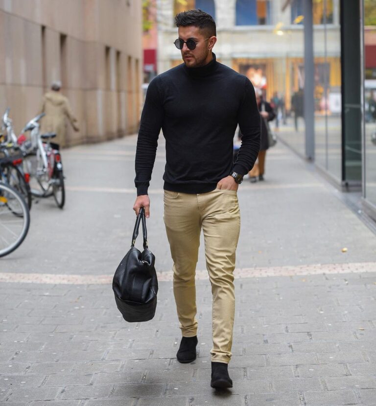 35 khaki pants outfit ideas for men - vogueymen.com