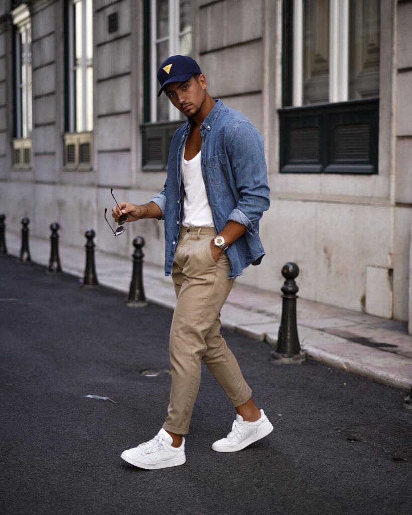 Outfits with baseball caps for men