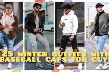 Winter outfits with baseball caps for guys