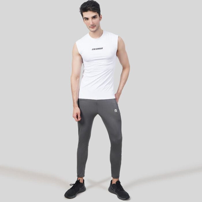 How to style a white muscle tee?