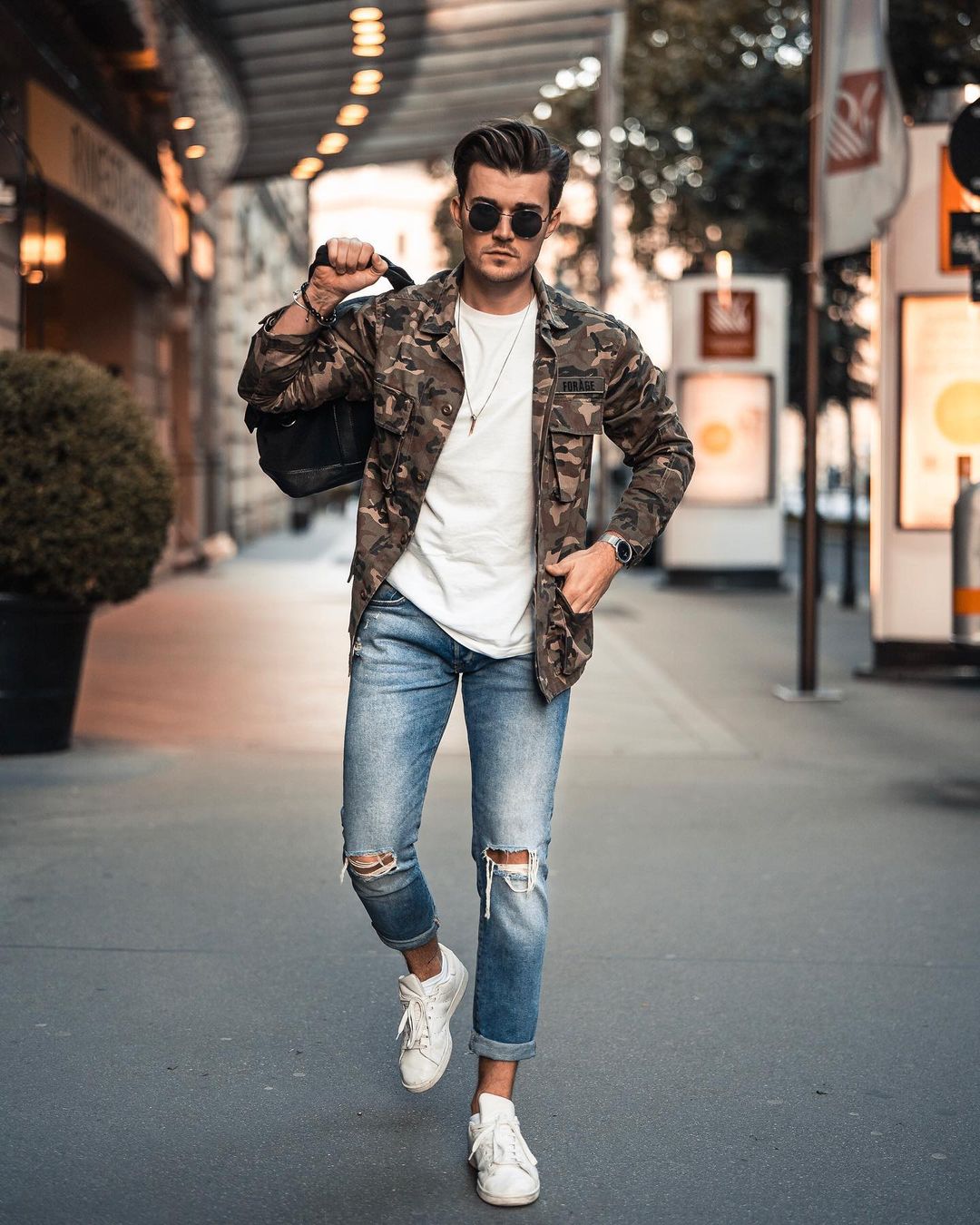 How to wear a camo jacket? 30 camo jacket outfits for men - vogueymen.com