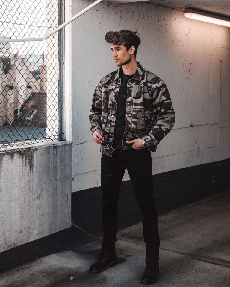 How to wear a camo jacket? 30 camo jacket outfits for men