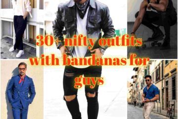 Outfit ideas with bandanas for guys.
