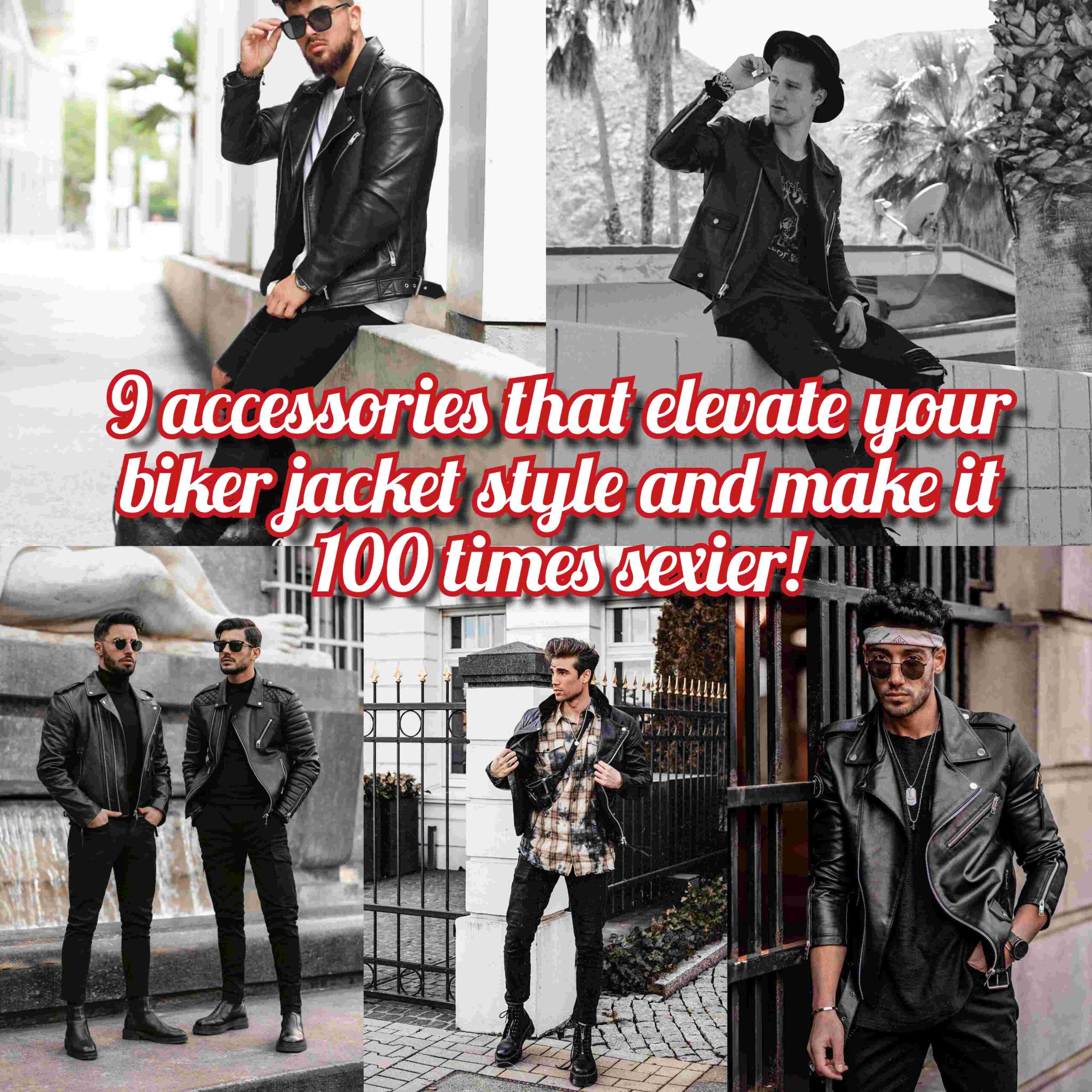 9 Men's fashion accessories that will elevate your leather biker look ...