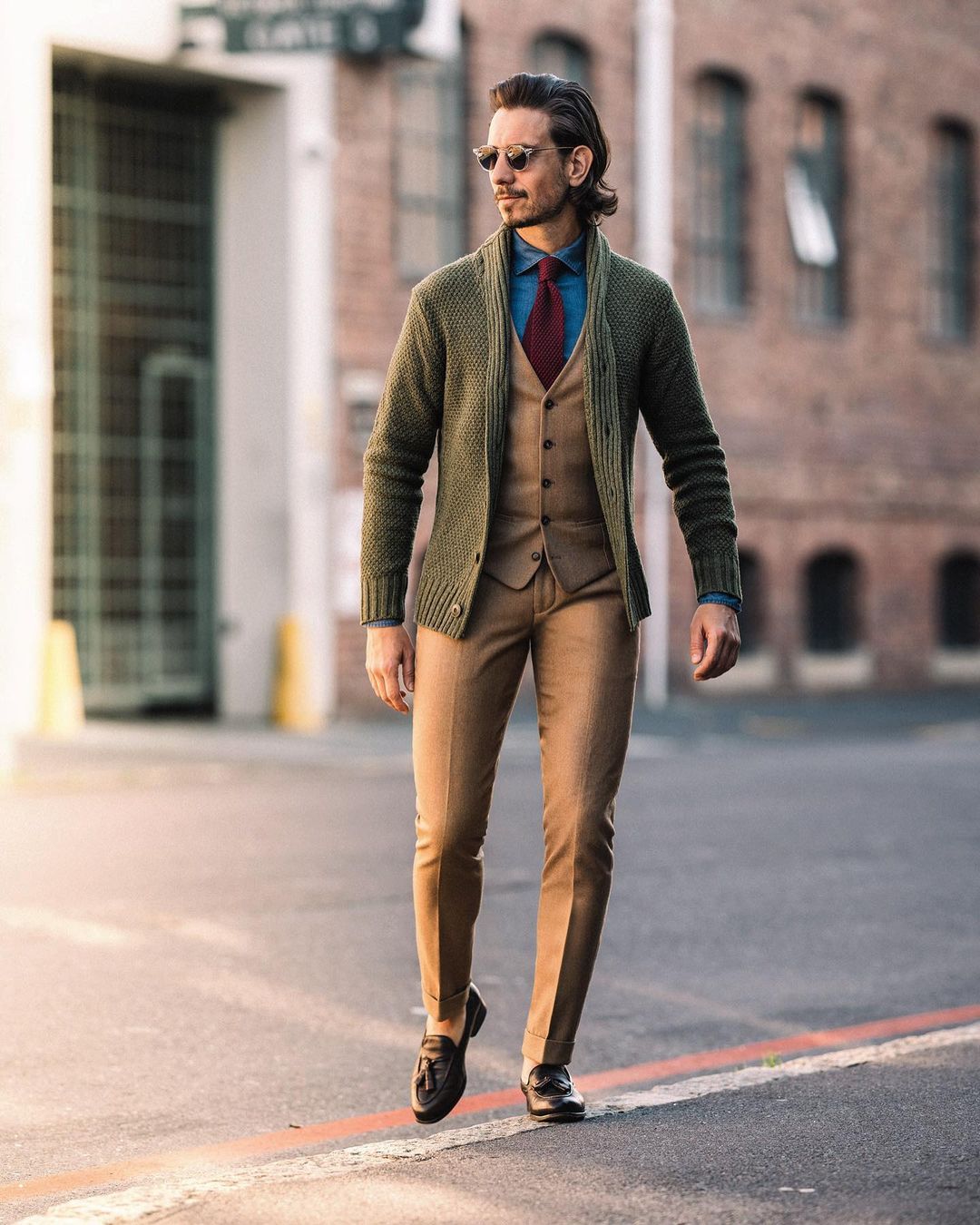 how to wear a men's shawl collar cardigan
