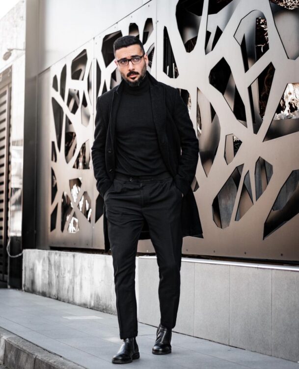 All-black outfits for men
