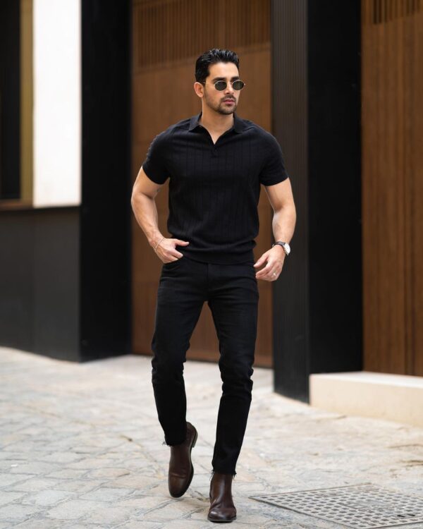 Men's 12 wardrobe staples and must-haves in black.