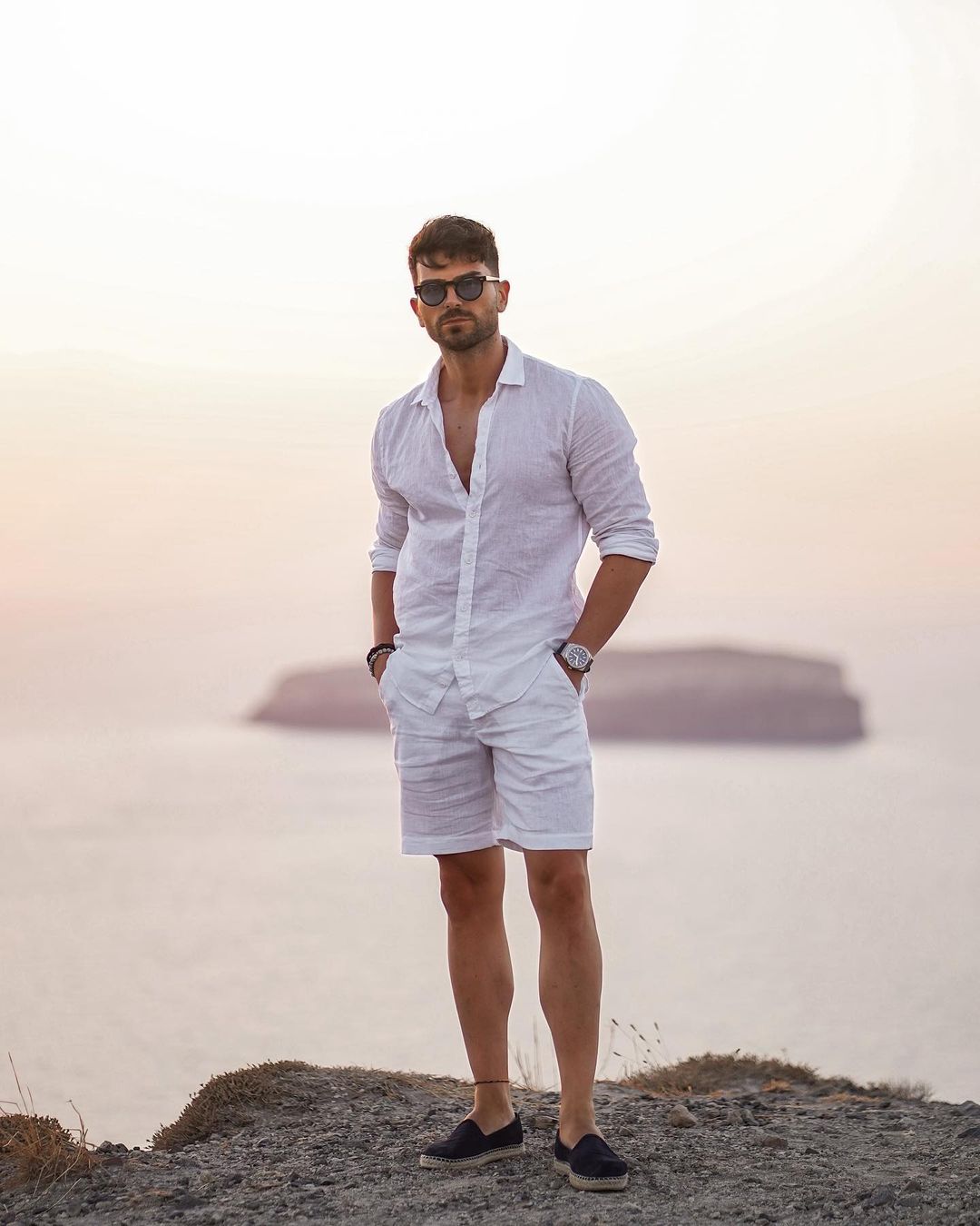 55 fresh and cool white shorts outfits for men. - vogueymen.com