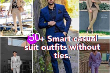 smart casual suit without ties outfits for guys