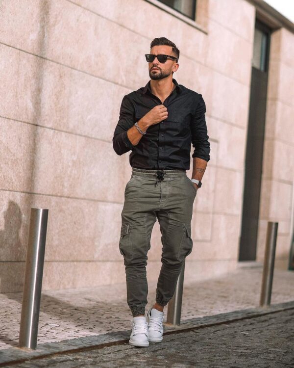 How to style a black shirt?
