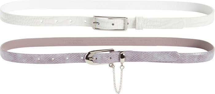 Types of men's belts.