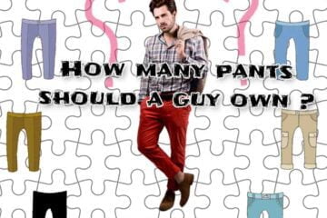 How many pants should a guy own?