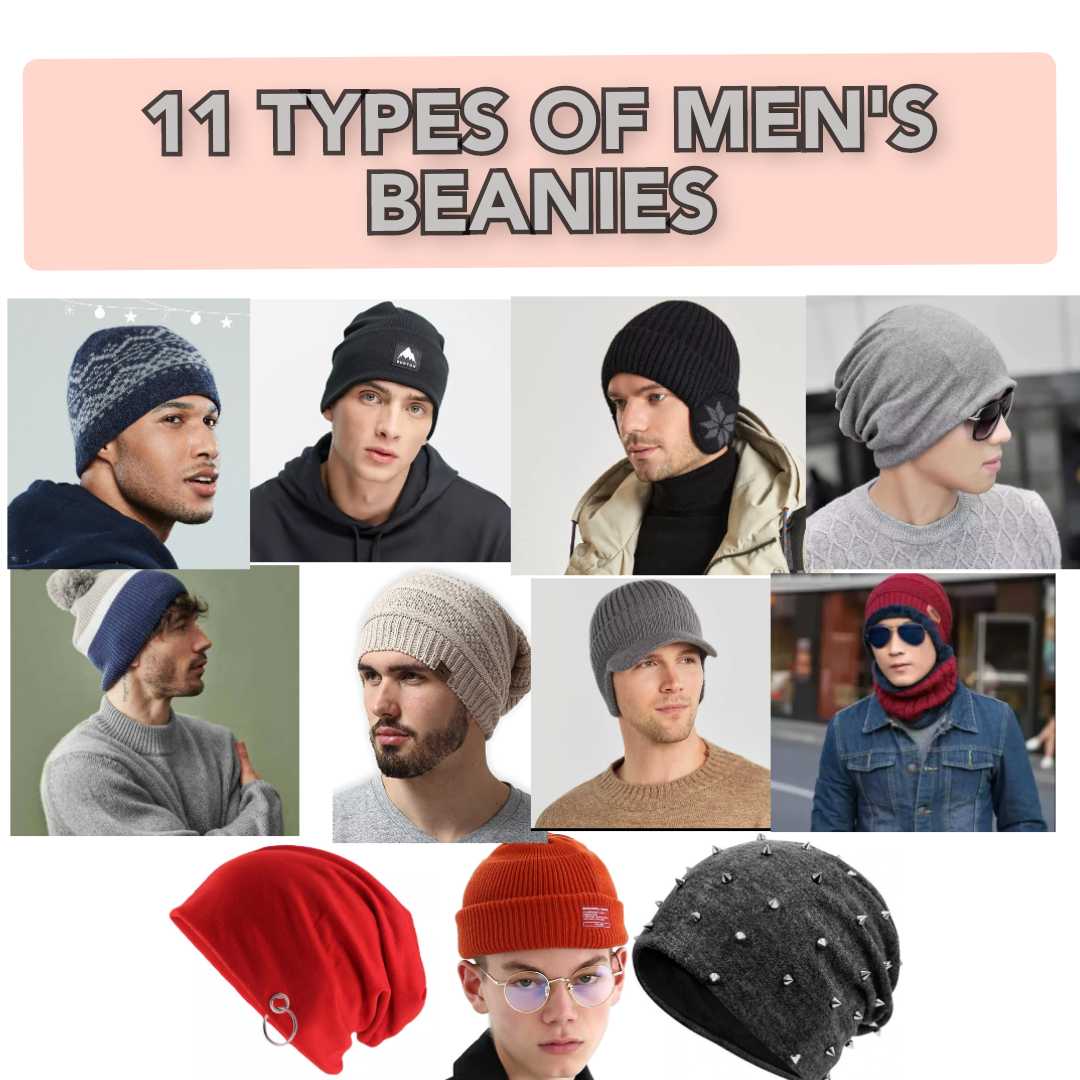 types of men's beanies.