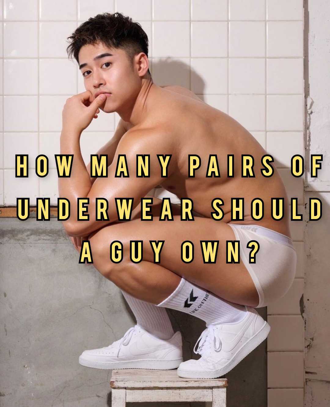 How many pairs of underwear should a guy own?