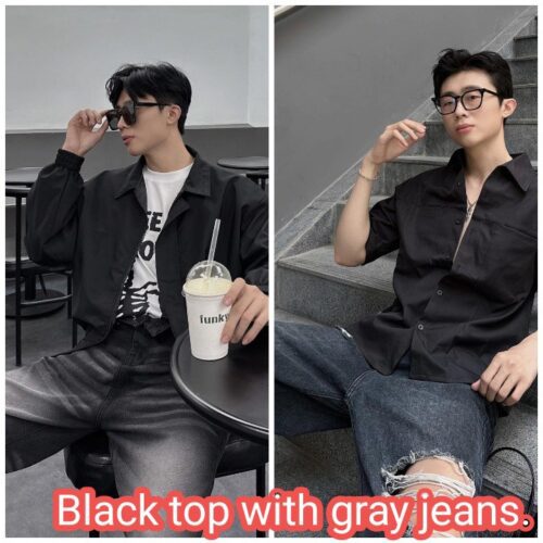 Styling the gray jeans, 30 gray jeans outfits for men.