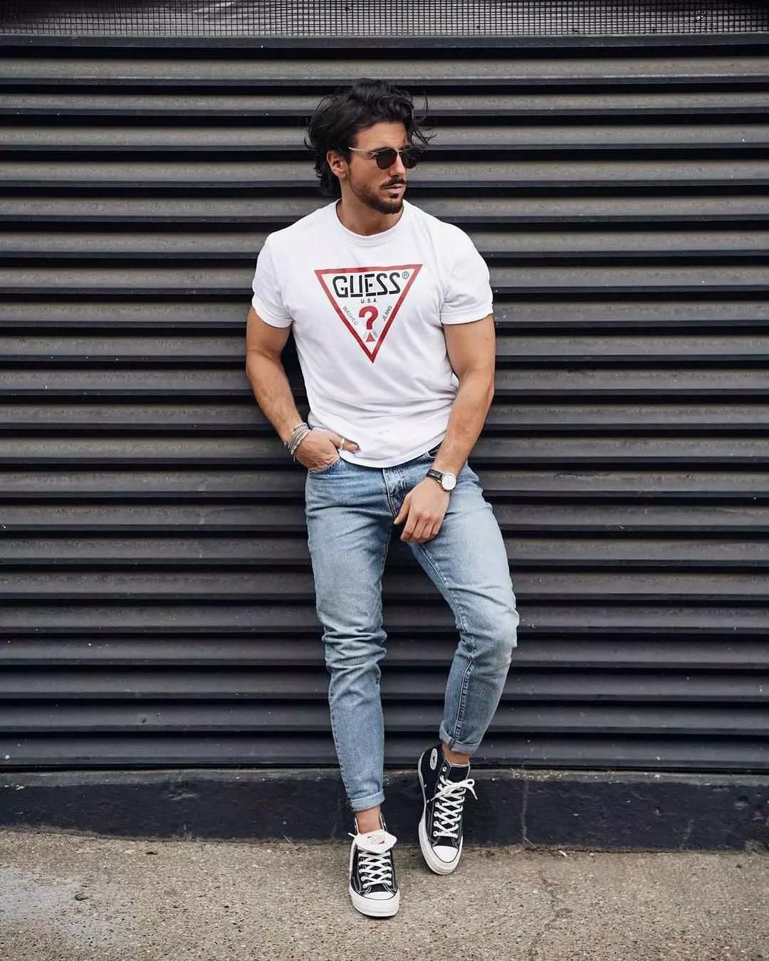 30 light blue jeans outfits for men. — free download