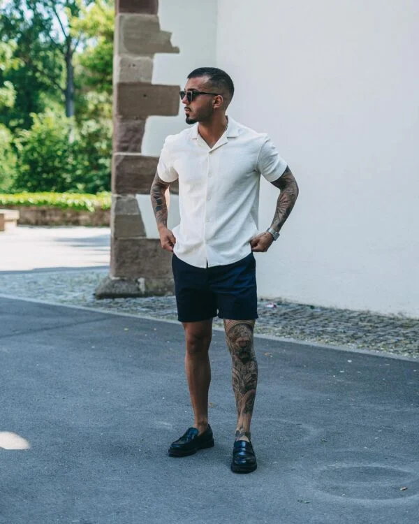 Black shorts outlet style men