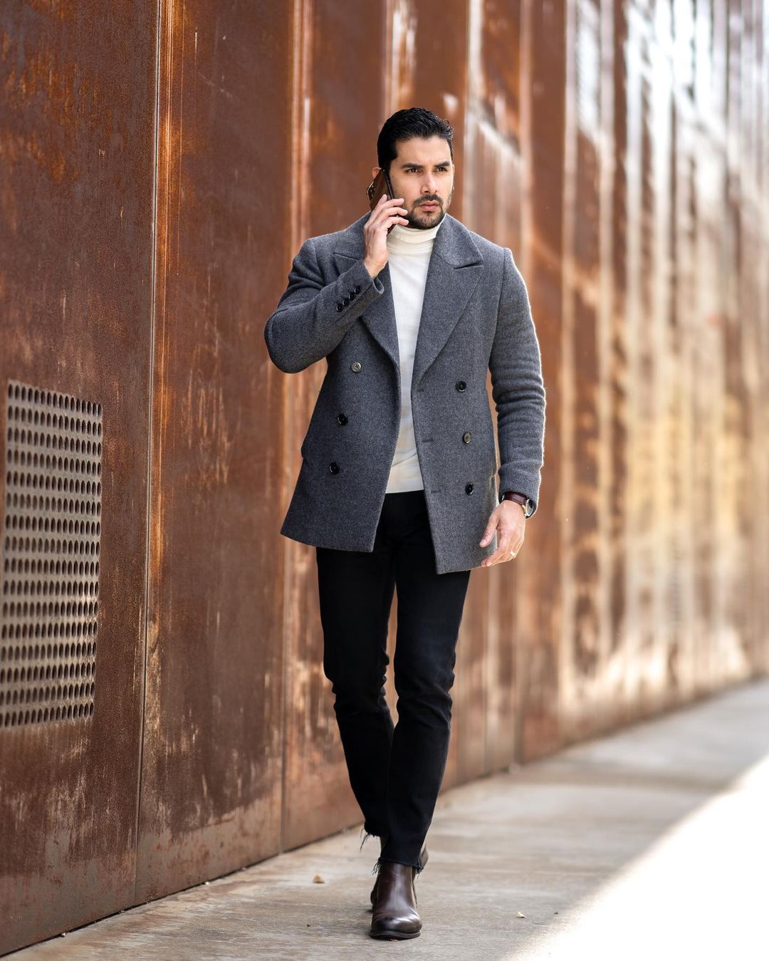 How to style a peacoat? 55 men's peacoat outfits. - vogueymen.com