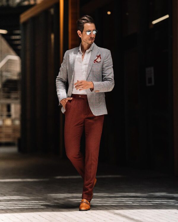 How to style red pants?