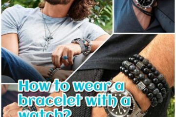 Bracelet with a watch