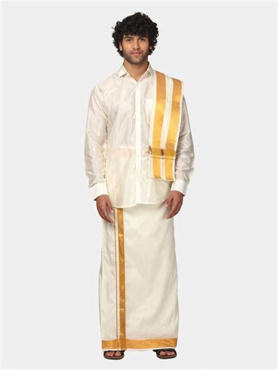 Indian traditional fashion accessories, Angavastram.