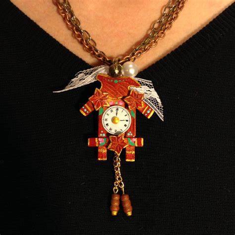 Iconic German Fashion accessories, Cuckoo Clock Pendants