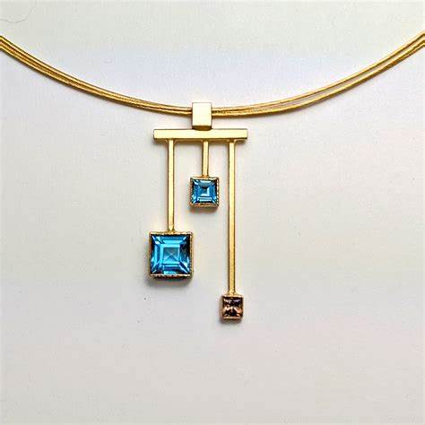 Iconic German Fashion accessories, Minimalist Bauhaus Jewelry