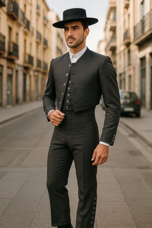 Spanish traditional fashion, Spanish short suit (Traje Corto)