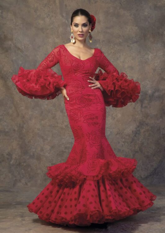 Spanish traditional fashion, The Flamenco dress (Traje de Flamenca)