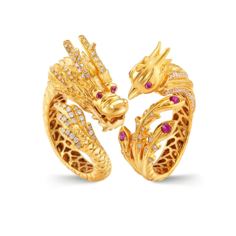 Dragon & Phoenix Rings