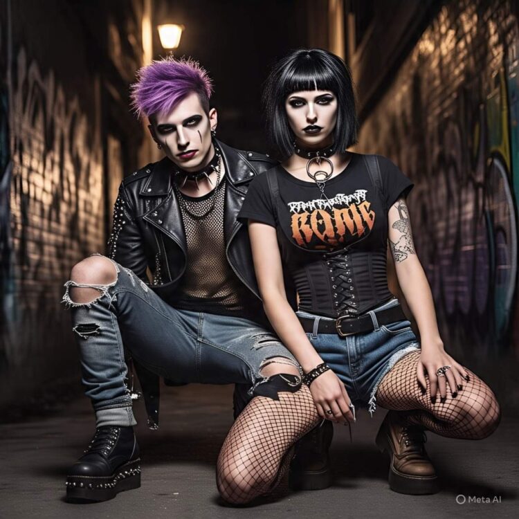 Goth Punk Aesthetic