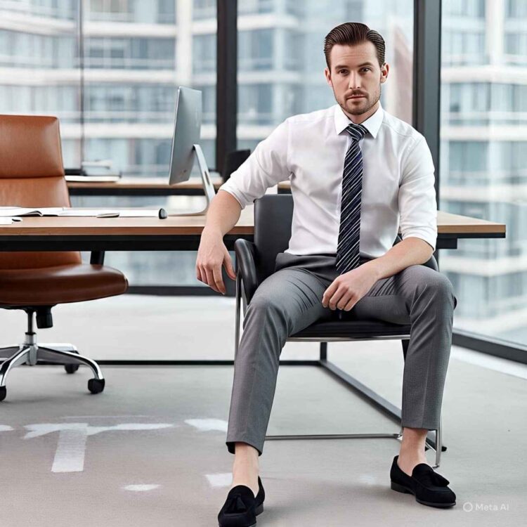 Men's corporate chic