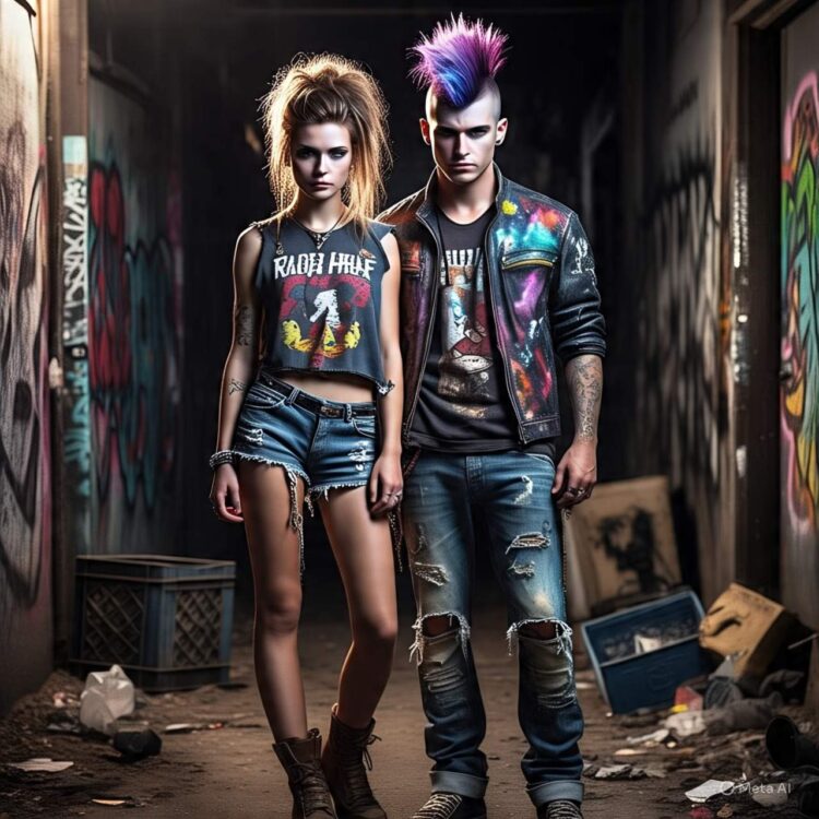 Trash Punk Aesthetic