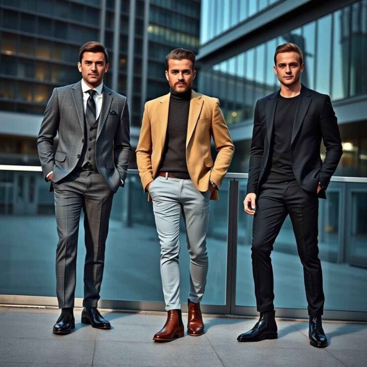 Men's corporate chic