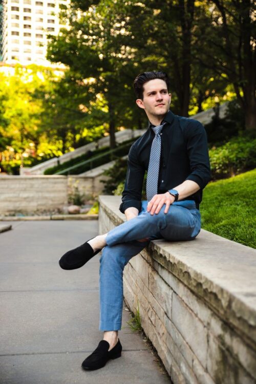 Men's corporate chic