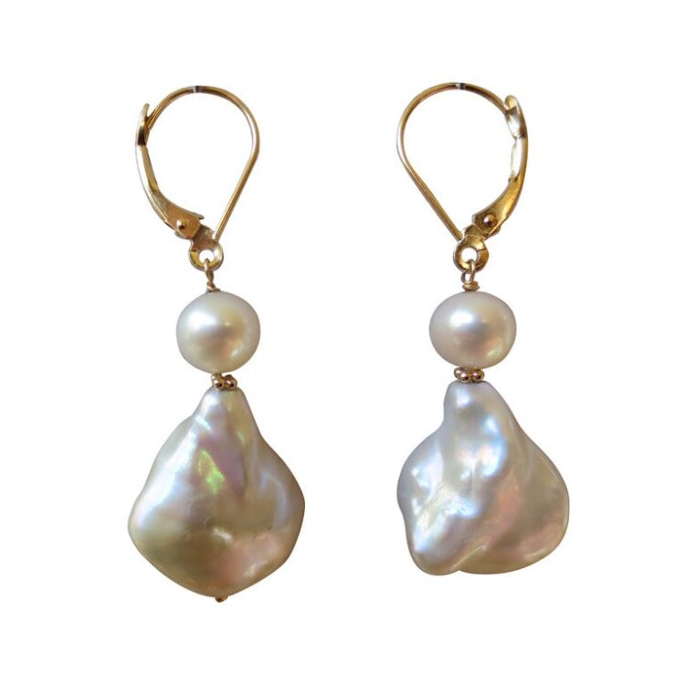 Baroque Pearl Drop Earrings