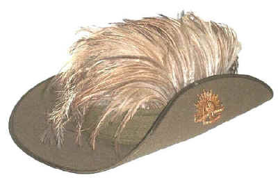 Slouch hat with Emu Feathers