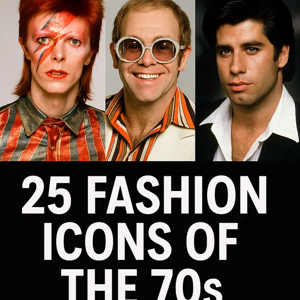 25 Fashion Icons of the 70s