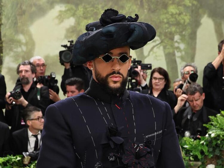 Bad Bunny's quirky headwear game