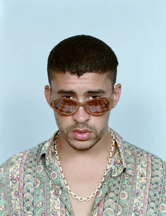 Bad Bunny's stylish shades 