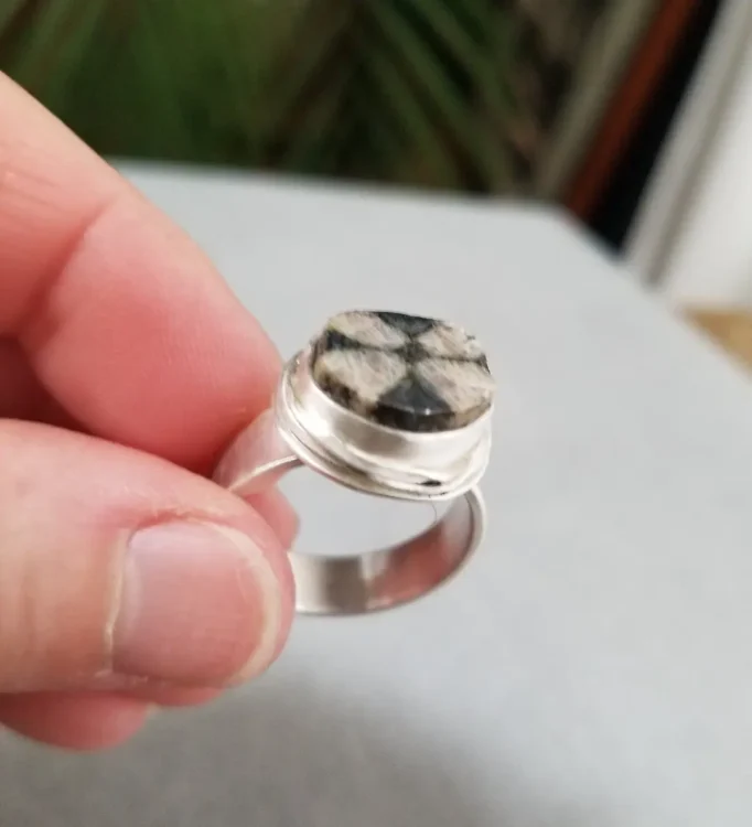 Piedra Cruz (Cross Stone) Ring