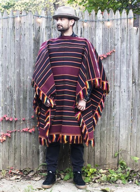 Bolivia’sTraditional Fashion Accessories. Poncho Tarabuco